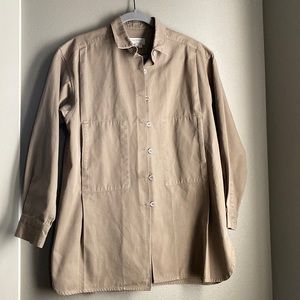 Vintage Harve Benard Workshop Women’s Shirt jacket, Tan, Size 10.